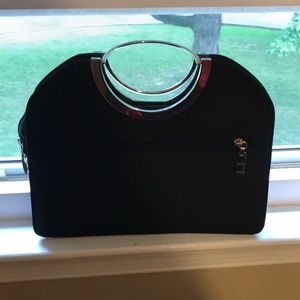 Black evening bag